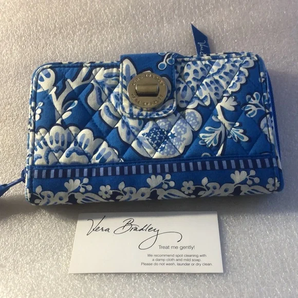 Vera Bradley blue wallet - Picture 8 of 12